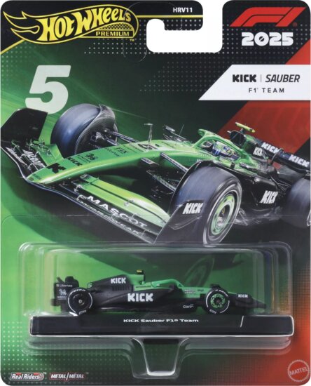 Hot Wheels, F1 kisautó, Gabriel Bortoleto, Kick Sauber