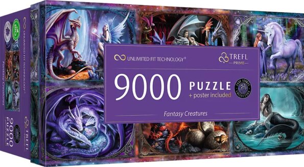 Trefl, Fantasztikus lények puzzle, 9000 darabos Trefl, Fantasztikus lények puzzle, 9000 darabos