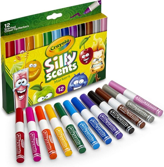Crayola Silly Scents, Illatos filctoll készlet, 12 db-os