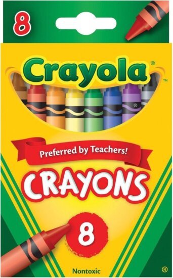 Crayola, Zsírkréta, 8 db-os Crayola, Zsírkréta, 8 db-os