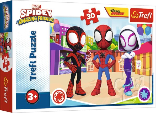 Trefl, Póki és csodálatos barátai puzzle, 30 darabos