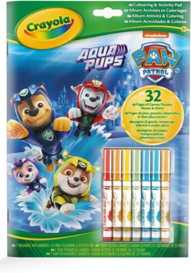 Crayola, Mancs őrjárat kifestő és foglalkoztató, többféle