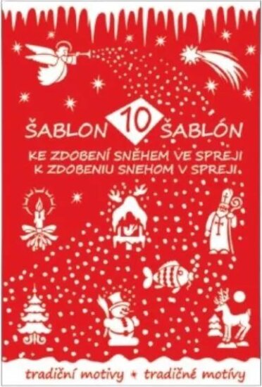 Karácsonyi sablon műhó spray-hez, 31 x 21 cm Karácsonyi sablon műhó spray-hez, 31 x 21 cm
