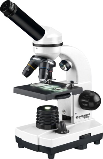 Bresser Junior Biolux SEL 40-1600x mikroszkóp tokkal, fehér