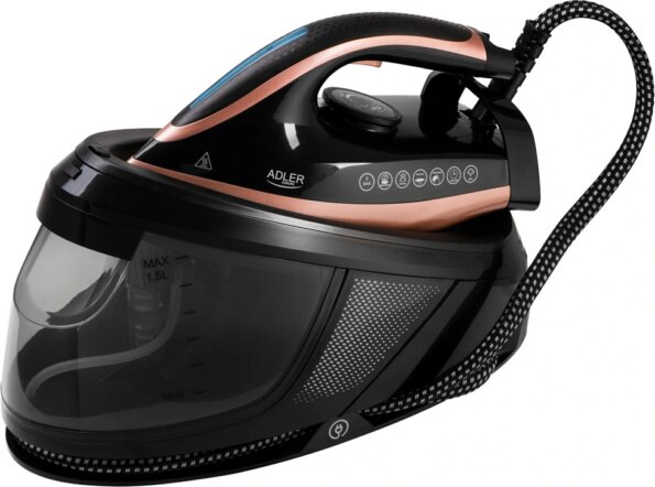 Adler AD 5047 gőzállomás, 3100W, fekete
