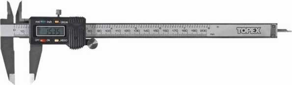 Topex 31C625 digitális tolómérő, 200 mm Topex 31C625 digitális tolómérő, 200 mm