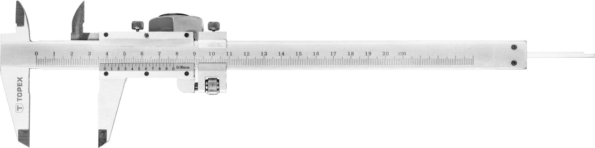 Topex 31C616 tolómérő, 200 mm, műanyag tartódobozban Topex 31C616 tolómérő, 200 mm, műanyag tartódobozban