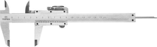 Topex 31C615 tolómérő,150 mm 0,05 mm pontosság Topex 31C615 tolómérő,150 mm 0,05 mm pontosság