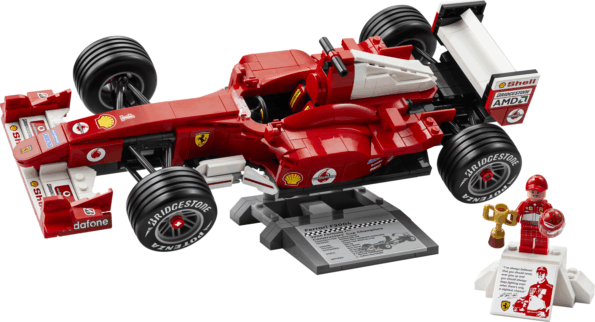 LEGO® Icons, Ferrari F2004 és Michael Schumacher LEGO® Icons, Ferrari F2004 és Michael Schumacher