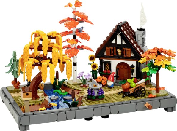 LEGO® Icons, Őszi kert házikóval LEGO® Icons, Őszi kert házikóval