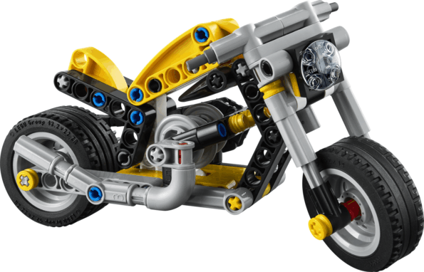 LEGO® Technic, Sárga motorkerékpár LEGO® Technic, Sárga motorkerékpár