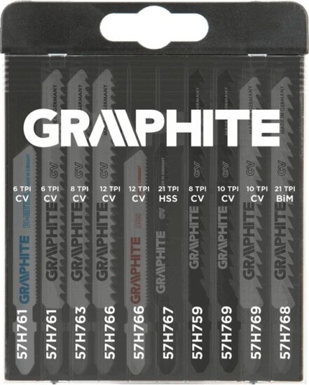 Graphite 57H755 dekopírfűrészlap készlet, 10db, Bosch Graphite 57H755 dekopírfűrészlap készlet, 10db, Bosch