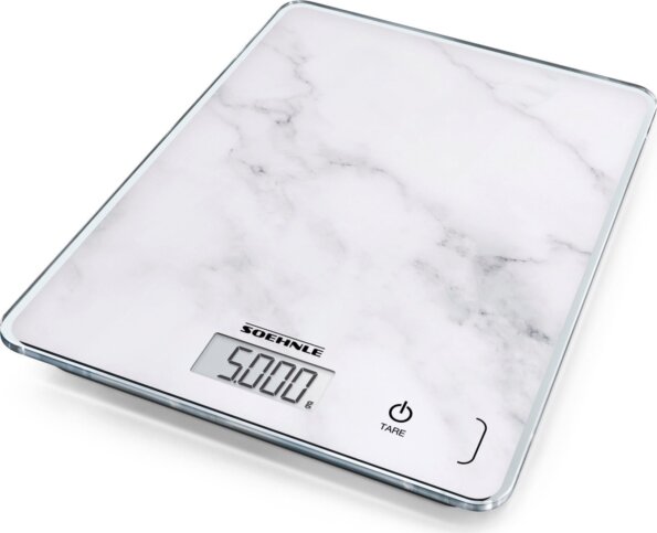Soehnle Page Compact 300 Marble digitális konyhai mérleg, fehér Soehnle Page Compact 300 Marble digitális konyhai mérleg, fehér