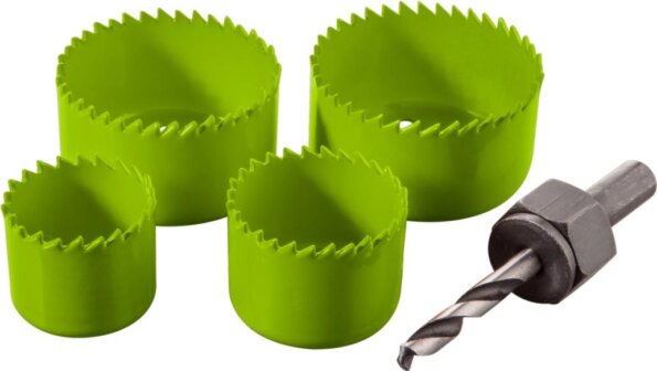 Verto 60H953 lyukfűrész készlet 32-54mm, 5 részes Verto 60H953 lyukfűrész készlet 32-54mm, 5 részes