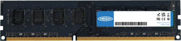 Origin Storage 4GB / 1600MHz (DDR3L, UDIMM, Non-ECC) Origin Storage 4GB / 1600MHz (DDR3L, UDIMM, Non-ECC)