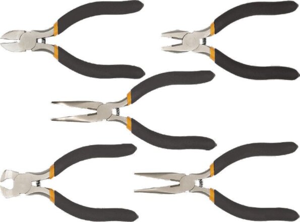 Topex 32D755 Műszerészfogó, készlet, 5db Topex 32D755 Műszerészfogó, készlet, 5db