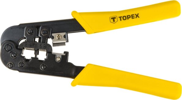Topex 32D408 Krimpelőfogó, 185mm, Telefonfogó Topex 32D408 Krimpelőfogó, 185mm, Telefonfogó