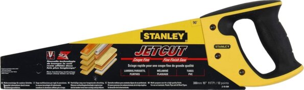 Stanley 215594 Kézifűrész, 380mm, JetCut, finom fogazás