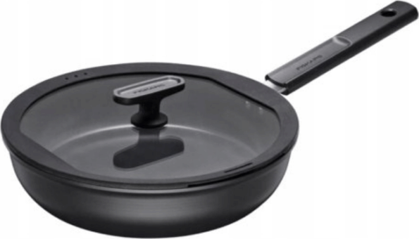 Fiskars Hard Face 1075530 chef serpenyő fedővel, 28 cm Fiskars Hard Face 1075530 chef serpenyő fedővel, 28 cm