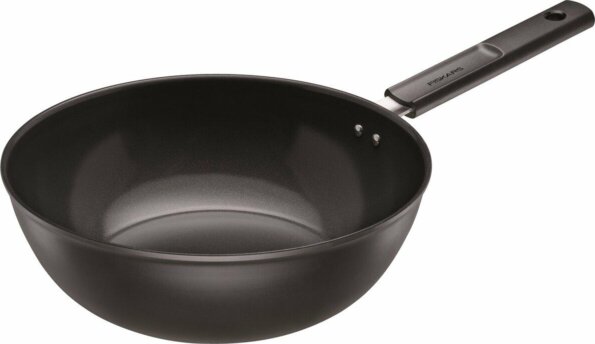 Fiskars Hard Face 1075523 wok serpenyő, 28 cm