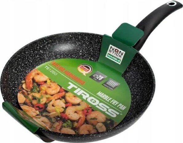Tiross TS-1260 márvány bevonatú serpenyő, 28 cm Tiross TS-1260 márvány bevonatú serpenyő, 28 cm