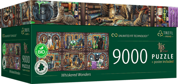 Trefl, Bajuszos Csodák puzzle, 9000 darabos Trefl, Bajuszos Csodák puzzle, 9000 darabos