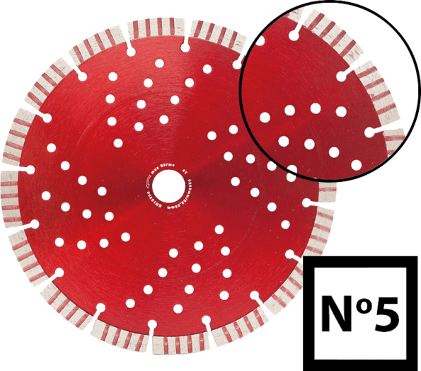 Abraboro No.5 Gyémántvágó, 125mm, ST-7 helyett