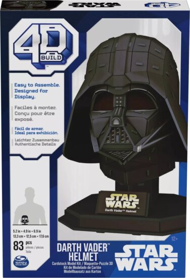 Star Wars 4D-s Darth Vader sisak puzzle, 83 darabos Star Wars 4D-s Darth Vader sisak puzzle, 83 darabos