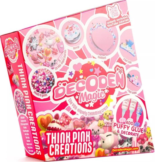 Decoden Magic, Varázsdekor, rózsaszín alkotások Decoden Magic, Varázsdekor, rózsaszín alkotások