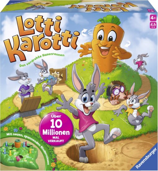 Ravensburger, Lotti Karotti, Tréfás Répák társasjáték Ravensburger, Lotti Karotti, Tréfás Répák társasjáték