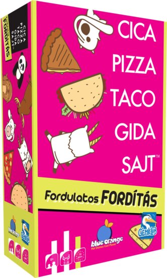 Gémker Cica pizza taco gida sajt, Fordulatos fordítás társasjáték Gémker Cica pizza taco gida sajt, Fordulatos fordítás társasjáték