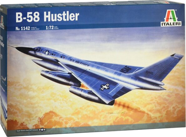 Italeri, B-58 Hustler repülőgép makett, 1:72