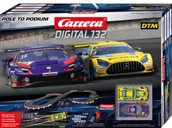 Carrera Digital 132 Pole to Podium készlet