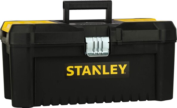 Stanley STST1-75518, szerszámosláda, 16", 20 x 19.5 x 41 cm, fémcsatos, fedélben csavartartó + B6 Stanley STST1-75518, szerszámosláda, 16", 20 x 19.5 x 41 cm, fémcsatos, fedélben csavartartó + B6
