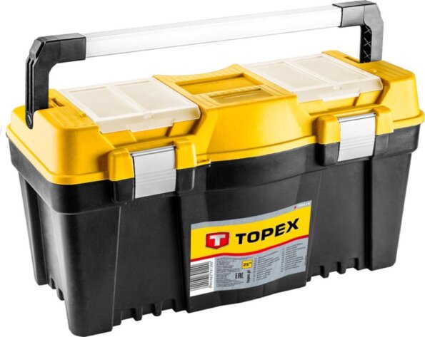 Topex 79R129 szerszámosláda, 25", 60 x 29 x 33 cm Topex 79R129 szerszámosláda, 25", 60 x 29 x 33 cm
