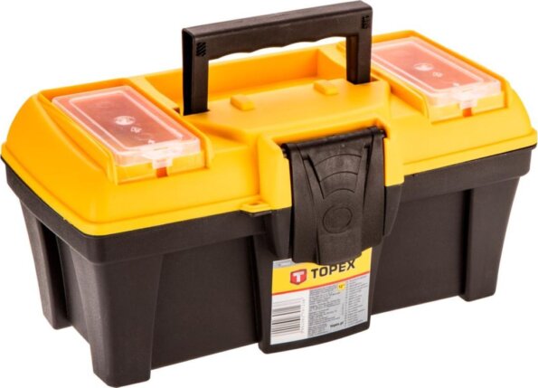 Topex 79R123 szerszámosláda, 12", 29 x 14 x 15 cm, szortimenterrel Topex 79R123 szerszámosláda, 12", 29 x 14 x 15 cm, szortimenterrel
