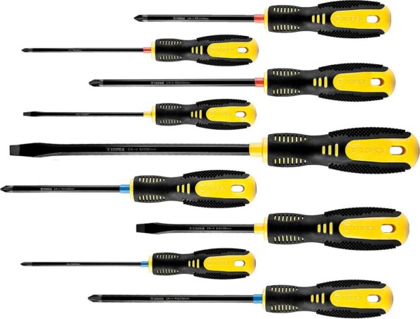 Topex 39D930 csavarhúzó készlet, 9 részes Topex 39D930 csavarhúzó készlet, 9 részes