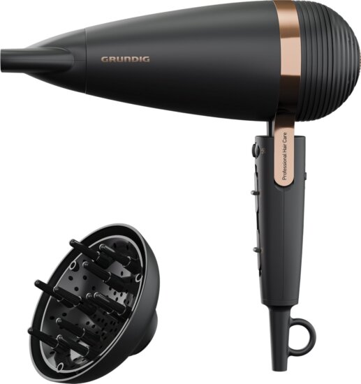 Grundig HD 8080 hajszárító, 2300W, fekete