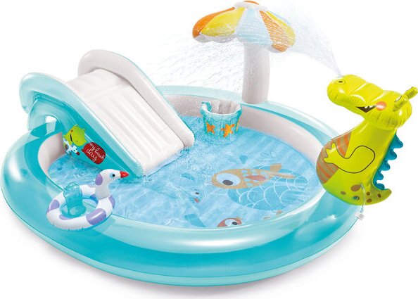 Intex Gator Play Center aligátoros gyermek pancsoló, 201 cm