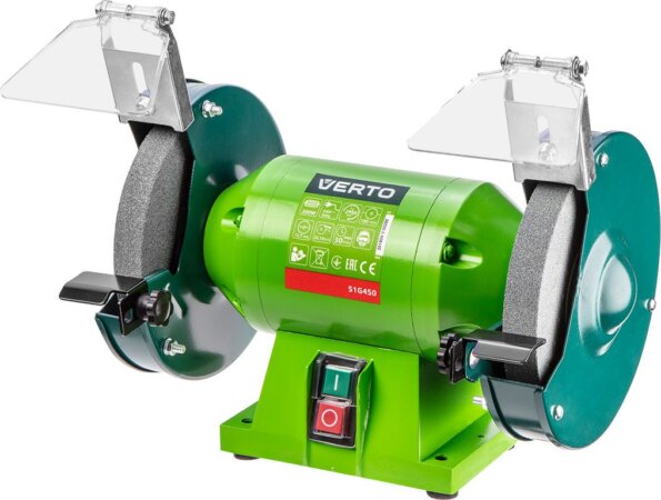 Verto 51G450 Köszörűgép, 200W, 150mm