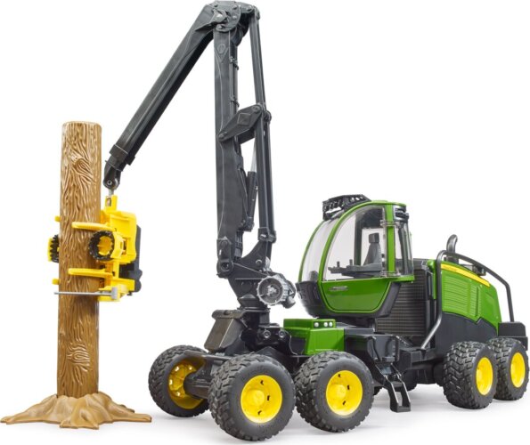 Bruder, John Deere fakitermelő gép farönkkel