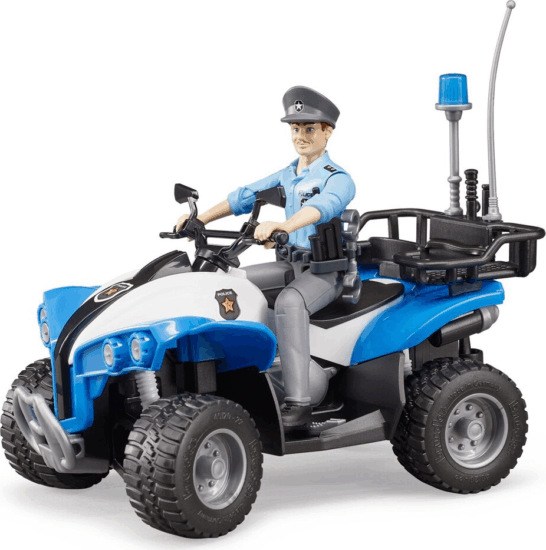 Bruder Rendőrségi Quad (ATV) sofőr figurával Bruder Rendőrségi Quad (ATV) sofőr figurával