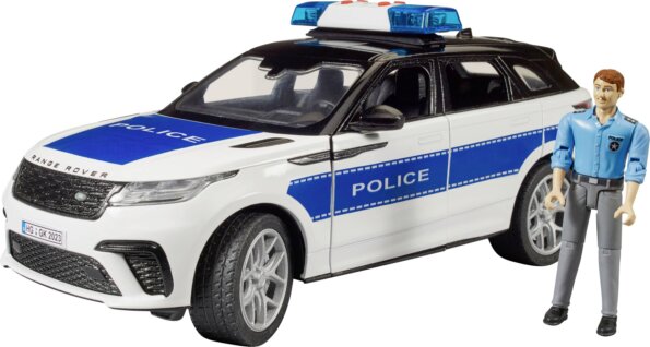 Bruder, Range Rover Velar rendőrautó, rendőrtiszttel