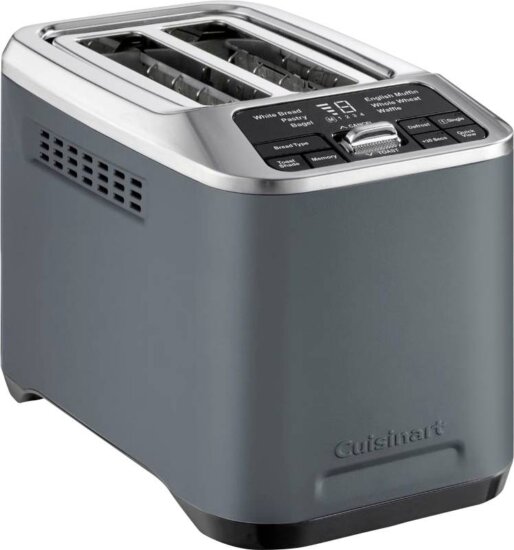 Cuisinart CPT525DE kenyérpirító, 2 szeletes, Szürke Cuisinart CPT525DE kenyérpirító, 2 szeletes, Szürke