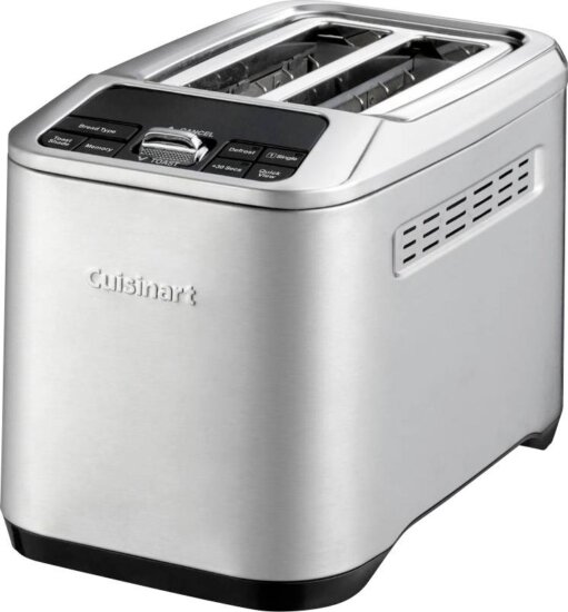 Cuisinart CPT525E kenyérpirító, 2 szeletes, ezüst Cuisinart CPT525E kenyérpirító, 2 szeletes, ezüst