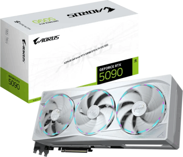 Gigabyte AORUS GeForce RTX 5090 Stealth Ice 32GB GDDR7 OC