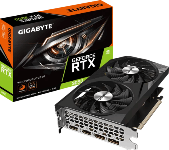 Gigabyte GeForce RTX 3050 Windforce OC V2 8G Gigabyte GeForce RTX 3050 Windforce OC V2 8G