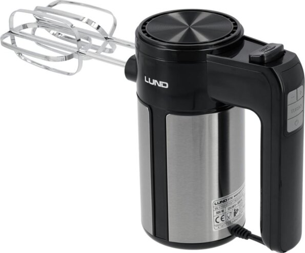 Lund 67782 kézi mixer, 500W, ezüst-fekete Lund 67782 kézi mixer, 500W, ezüst-fekete