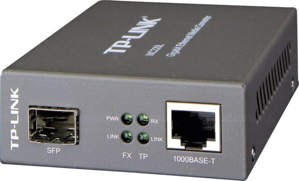 TP-Link MC220L Gigabites SFP médiakonverter TP-Link MC220L Gigabites SFP médiakonverter