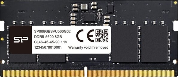 SILICON POWER DDR5-4800,CL40,SODIMM,8GBx1,(1Gx16 SR),VP0036 OEM SILICON POWER DDR5-4800,CL40,SODIMM,8GBx1,(1Gx16 SR),VP0036 OEM